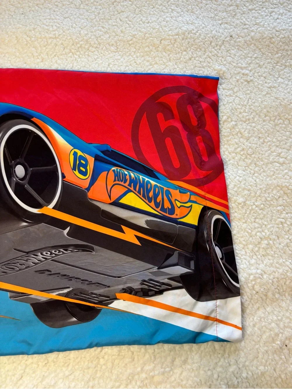 Hot Wheels Race Car Classic Twin Standard Pillowcase